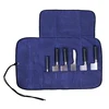 Durable Knife Roll 6 Slots Suede Flap Wrap String Chef Knife Bag