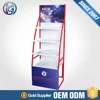 China Factory Red And White Color Potato Chips Metal Display Rack