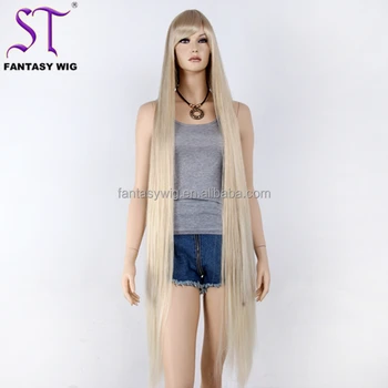 54inch Super Long Straight Honey Blonde Princess Hair Rapunzel