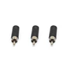 CCTV accessories RCA-305 cctv connector 3.5mm to male rca connector RCA Crimp RCA jack for cctv security system wifi camera