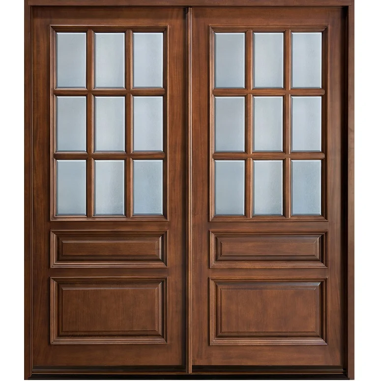 Low Price Decorative Double Front Entry Doors American Front Door