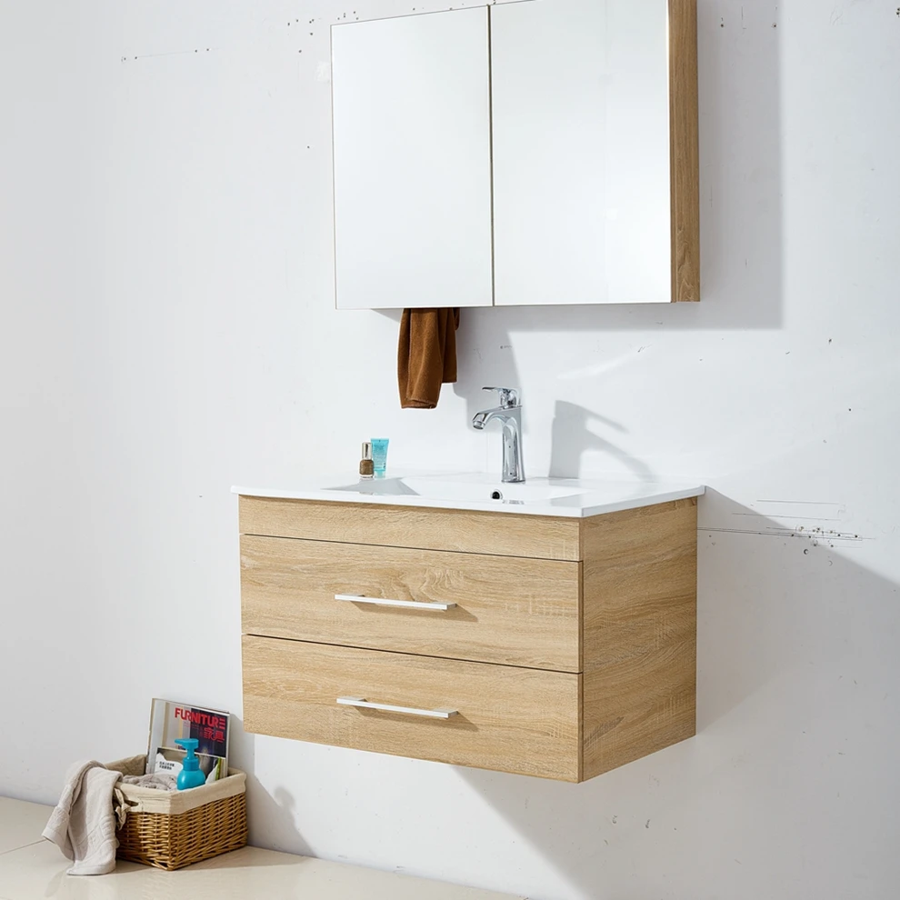 Bathroom Free Standing Rona Double Single Sink Solid Wood Bathroom Vanity
