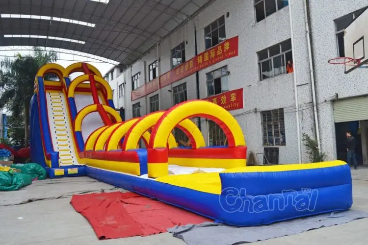 Adults Fun Giant Inflatable Water Slide Slip N Slide With Pool For Water Game