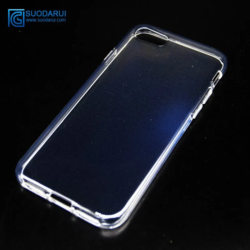 New arrival Transparent clear tpu case for iphone 7 flexible tpu soft gel cover case