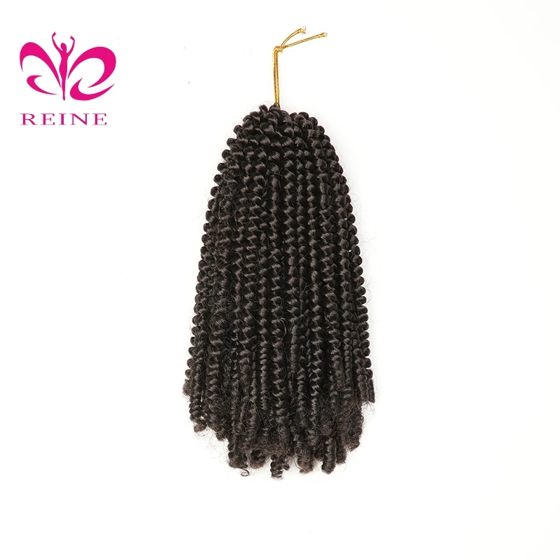 Reine 110g Hot Selling Afro Kinky Bulk Synthetic Twist Marley Braiding