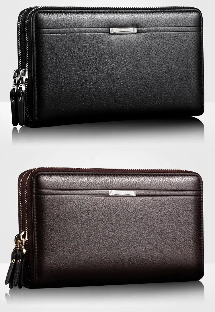 Vintage Men Wallet Leather Brand Luxury Short Slim Male Purses Money Clip  Credit