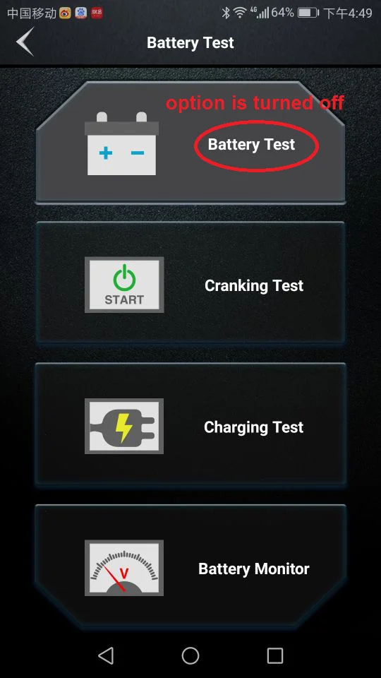 Wireless bluetooth battery tester 12v