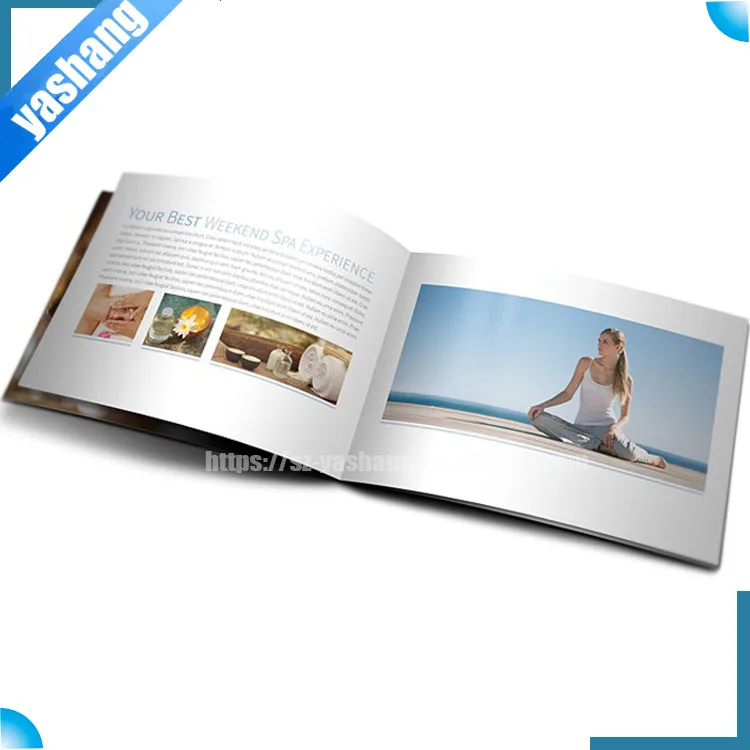 Customized Matte Lamination Folded Paper Brochure Color Booklet