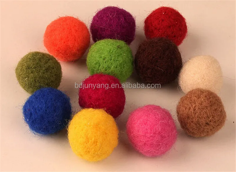 small wool balls