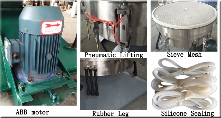 Fine powder round swinging tumbler screen sieve