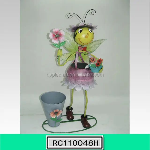 China Metal Bee Garden Decor Pot Whole Alibaba Beautiful Bee Metal Pot Garden Decor