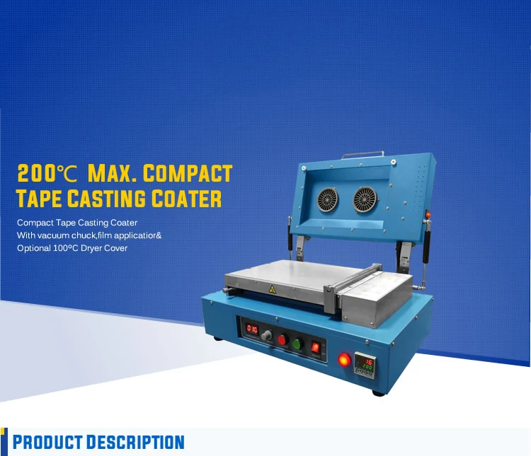 Nrtl Standard Compact Tape Casting Coater With Heated Vacuum Bed ( 10