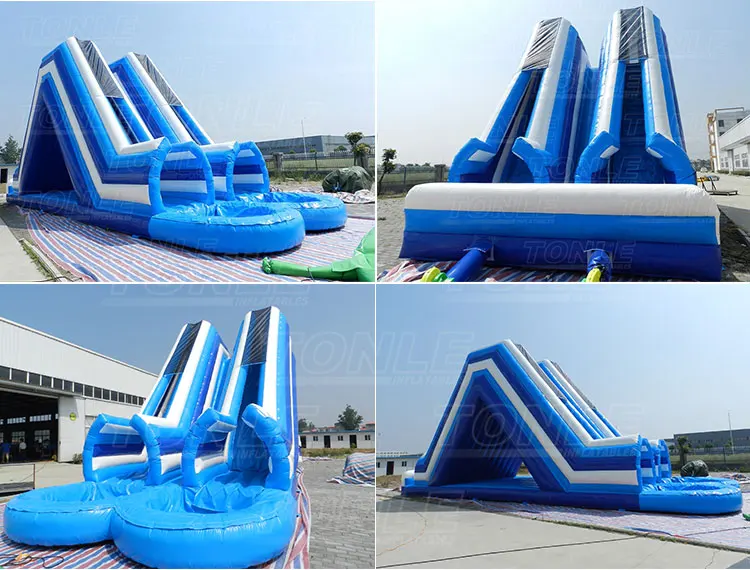 New Design Inflatable Double Lane Tube Slide/ Cheap Inflatable