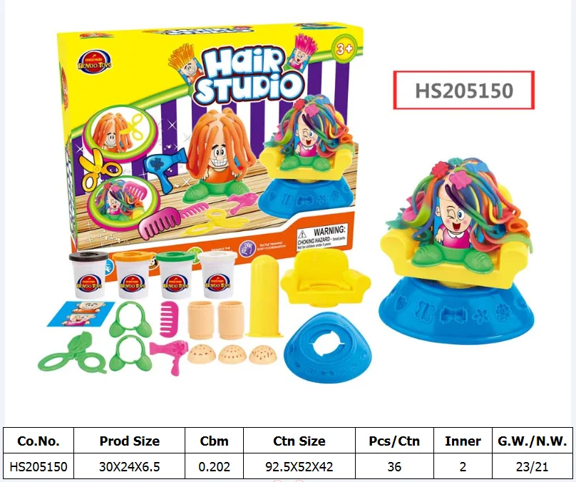 HS205150, Huwsin Toys, Modelling play crystal clay toy playdough set