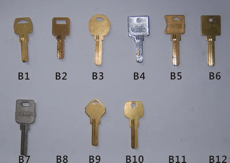 Lock Normal Key Hyland OEM Brass Material Blank Keys for Door Lock Cylinders