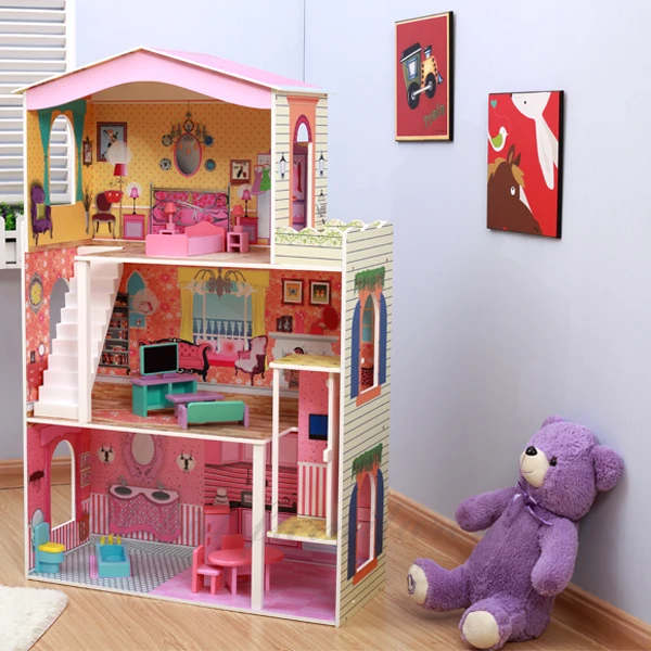 plush doll house