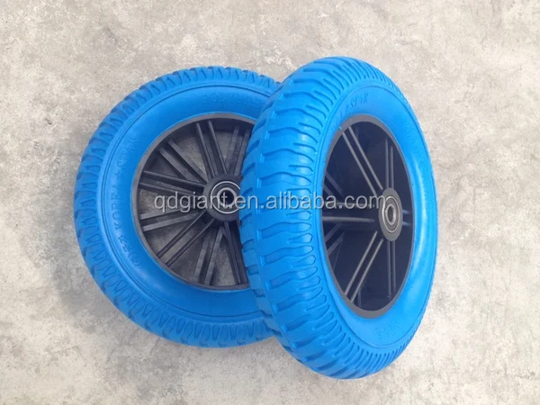 pu foam filled wheel for wheel barrow 3.25-8