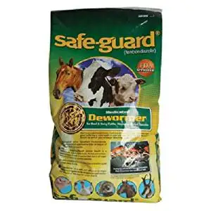 Safe-Guard 0.5% Pellets 1 lb Bag for Use in Horses, Swine, Cows, Zoo and Wildlife Animals