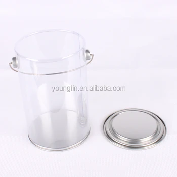 clear pvc bucket