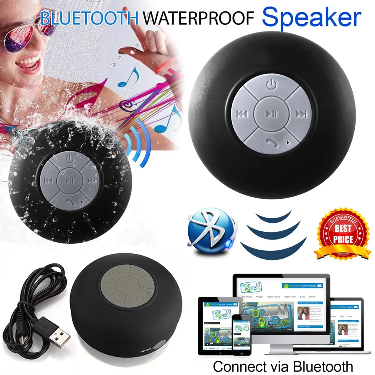 IPX4 motorcycle waterproof blue tooth mushroom speakers - ANKUX.COM