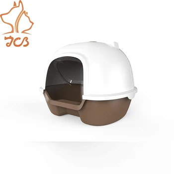 round cat litter box