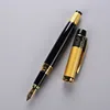 Huashilai Nice Looking Tiger Eye Golden Line Embossed Artwork Fountain Pen Business Christmas Gift Pen