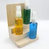 JAYI Custom 3 Step Maple Wood Craft Booth Stand, Countertop Display, Skincare Display Stand