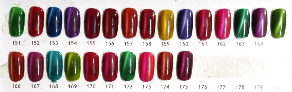 Red Magnetic Nail Polish forales hot sale cat eye effect magnetic gel polish with free samples