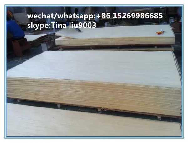 recon poplar wood veneer/skateboard wood veneer/balsa wood veneer