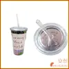 double wall acrylic tumbler with paper insert