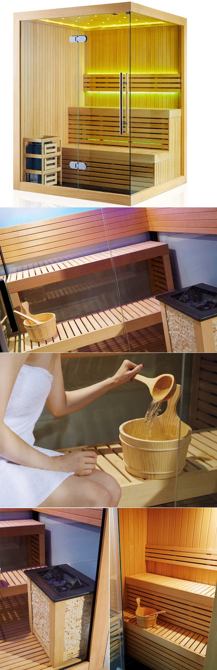 Hssr6031m Health Mate Africa Ayous Solid Wood 150x150 Home Sauna Buy