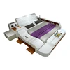 Double 1.8m soft bed, modern minimalist master bedroom multi-function bed with smart massage