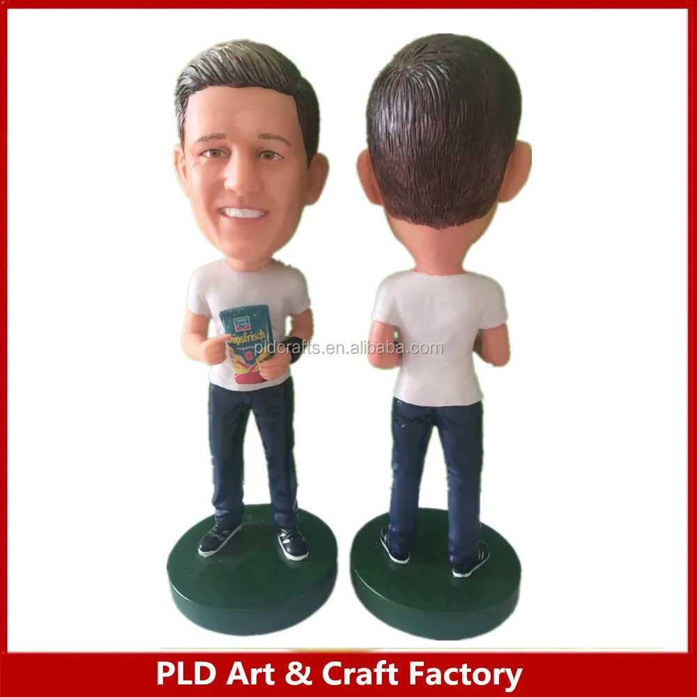 Polyresin Custom Bobble Head Dolls With Shaking Head Resin Figurine ...