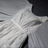 Bohemian Anti-Wrinkle ruffle sleeve lawn wedding gown for bride New arrival