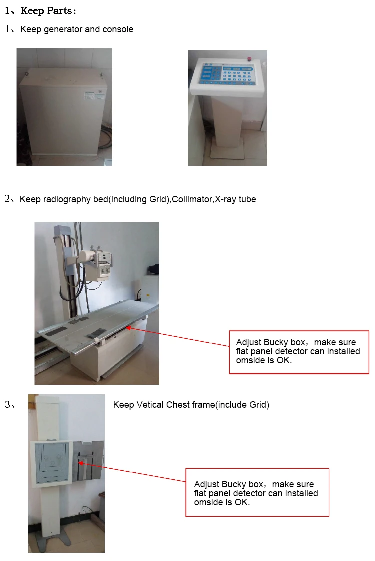 High frequency 20KW/50KW medical x ray radiography diagnostic 