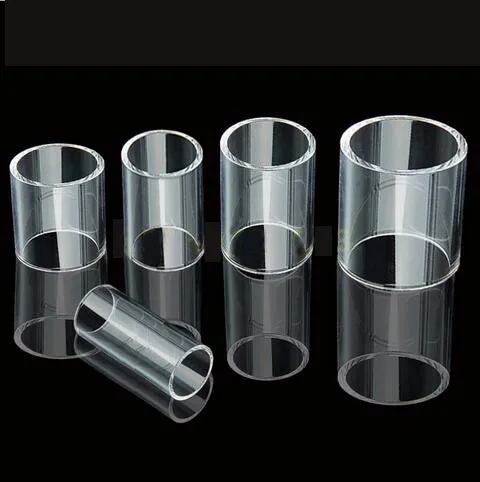 Clear high borosilicate glass tubes