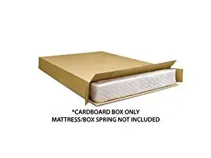 EcoBox 80 x 8 x 79-Inch Shipping//Moving Carton for Queen or King Size Mattress//Box Spring