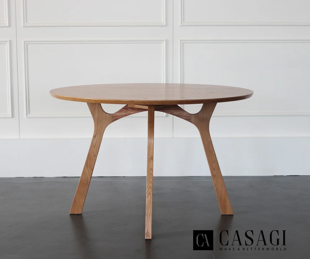 wholesale wood round design <strong>table</strong> dining room furniture with