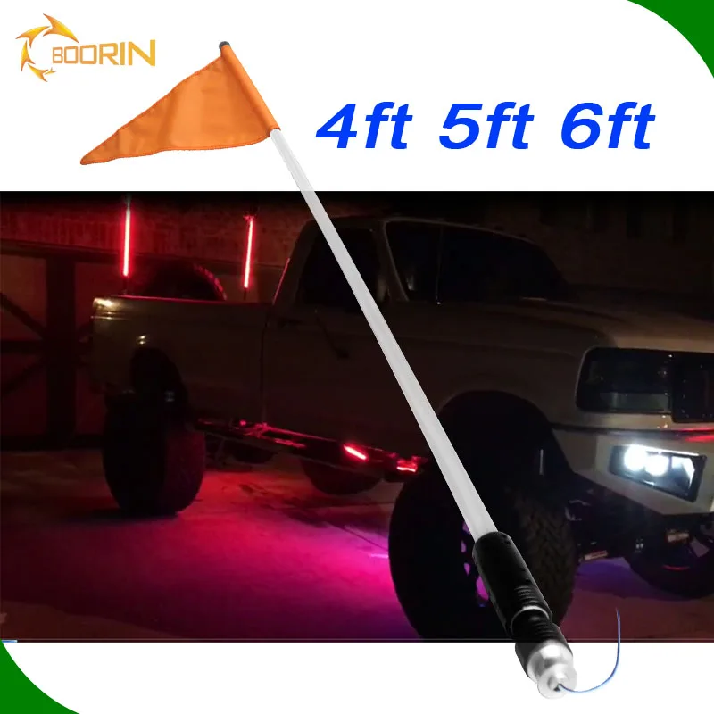 4ft 5ft 6ft led light bar 9-36v led headlight car lamp RGB/SINGLE COLOR truck lighting white red green 4 row led light bar