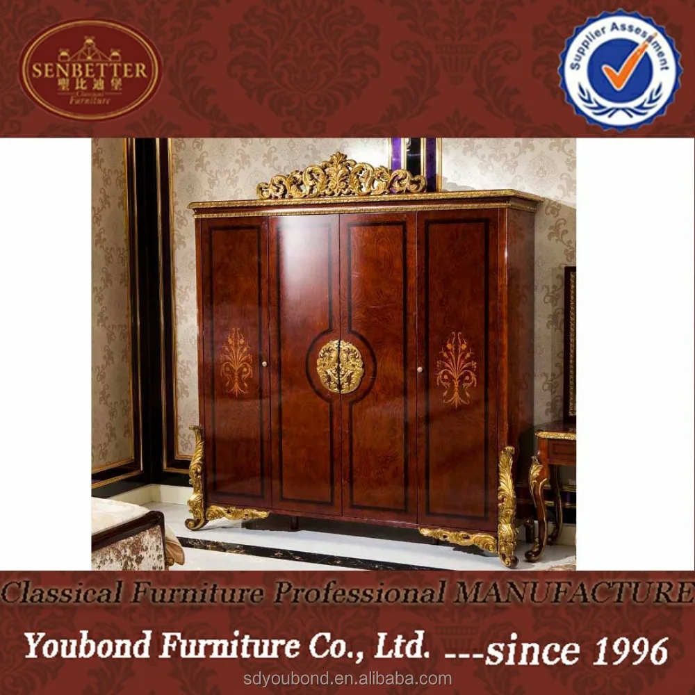 0063 High End Luxury Bedroom Clothes Wardrobe Cabinet Clic 0063 High End Luxury Bedroom Clothes Wardrobe Cabinet Clic Wooden Closet With Doors