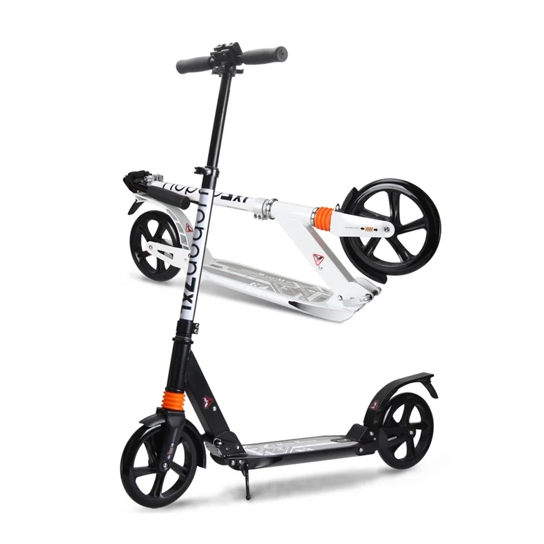 Dual Suspension Lightest Portable Adult City Kick Scooter With 200mm