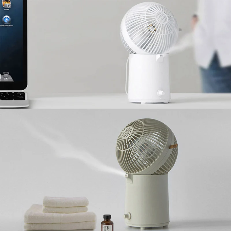 Mini Fan 300ml Aroma Oil Essential Diffuser With Usb Connected Fan For ...