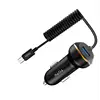 TOTU Spring Cable Car Charger Mobile Phone Charger Car Fast Charge