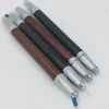 2018 New design wooden material eyebrow tattoo pen easy to operate with double head