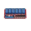 High quality 5V/12V/24V 6 Channel Relay module Self-Lock Interlock