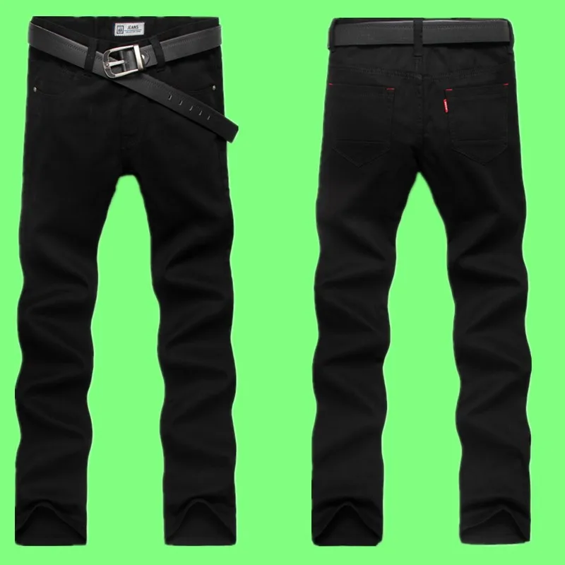 mens black stretch jeans