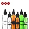 e-liquid rectangle 30ml frosted black glass dropper bottles with rectangular gift box