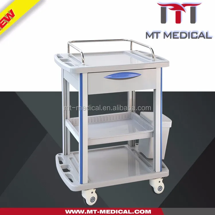 MMT-5 stainless teel dressing trolley with bowl