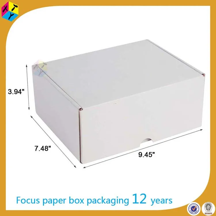 White Cardboard Tuck Top Corrugated Box Buy Tuck Top Corrugated Box