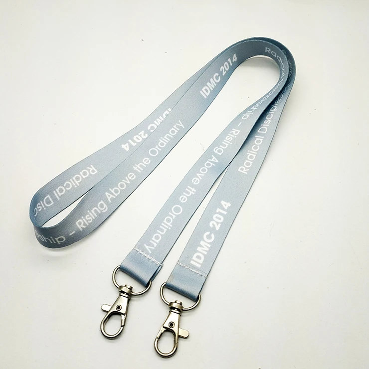 Custom Latest Double Hook Id Card Lanyard Neck Strap - Buy Lanyard ...